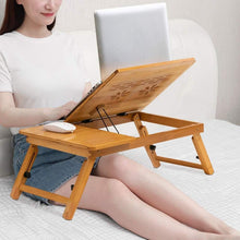 Bambus Laptoptisch Schreibtisch mit Schublade