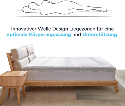 7CM Kaltschaum Topper H2&H3 180x200cm Matratzenauflage