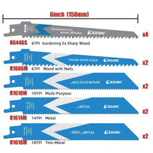 EZARC 12tlg Säbelsägeblatt Set BIM Sägeblätter Metall Holz