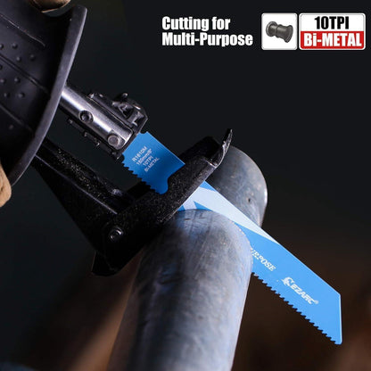 EZARC 12tlg Säbelsägeblatt Set BIM Sägeblätter Metall Holz