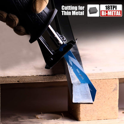 EZARC 12tlg Säbelsägeblatt Set BIM Sägeblätter Metall Holz