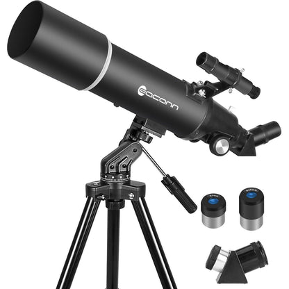 Astronomie Teleskop für Erwachsene und Kinder 80mm Aperture
