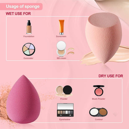 Make-up Schwamm Set 4 Stück Beauty Blender Foundation