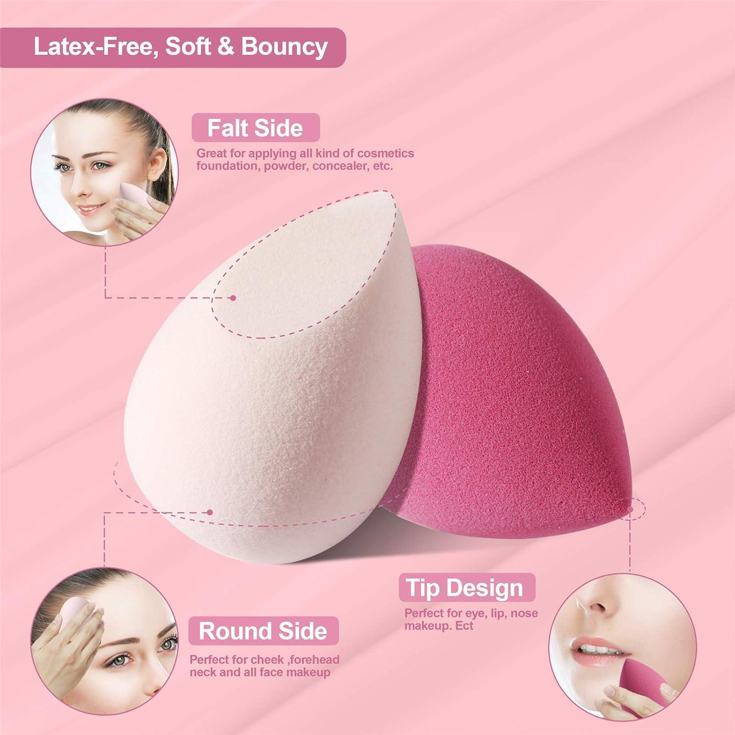 Make-up Schwamm Set 4 Stück Beauty Blender Makeup Sponge Kit