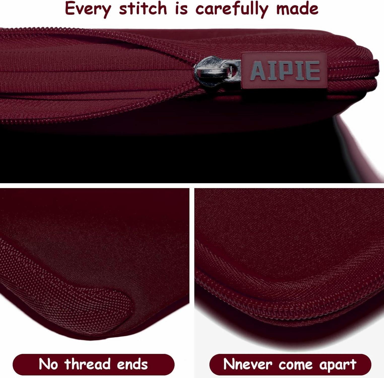Laptoptasche 15,6 Zoll Stoßfest Notebook Tasche Aktentasche Herren Business Rot