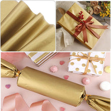 Goldfarbenes metallisches Seidenpapier 50 Blatt 35,6 x 50,8