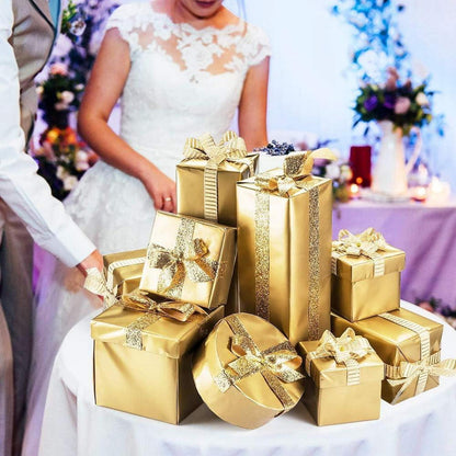 Goldfarbenes metallisches Seidenpapier 50 Blatt 35,6 x 50,8