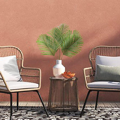 Künstliche Palmwedel 5er Set Palme Kunstpflanze 45cm Grün Textilwedel