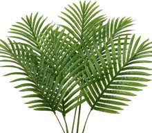 Künstliche Palmwedel Kunstpflanze Textilpalmwedel Set 6 Stück 37 cm