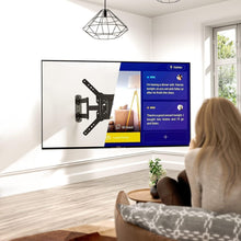 TV Wandhalterung Schwenkbar Neigbar 26-55 Zoll Flach Curved