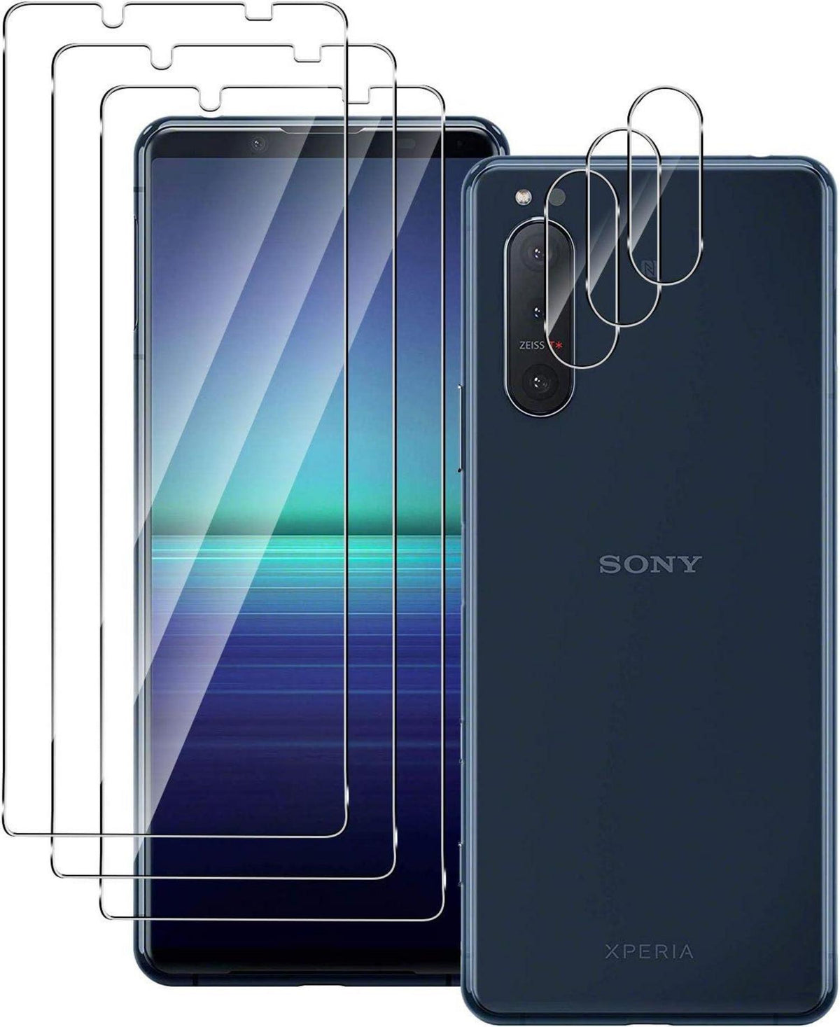 Schutzfolie Panzerglas Sony Xperia 5 II 5G Kamera Folie 9H
