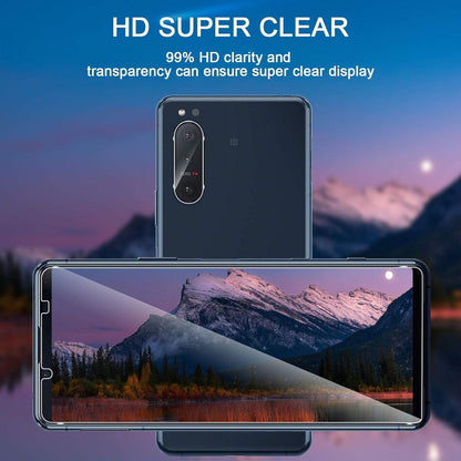 Sony Xperia 5 II 5G Panzerglasfolie + Kamera Schutz 9H - 3+3 Stk