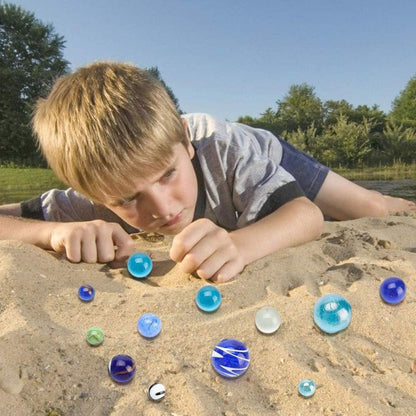 Bunte Glasmurmeln 680g Kinder Murmelspiel Deko Spielzeug