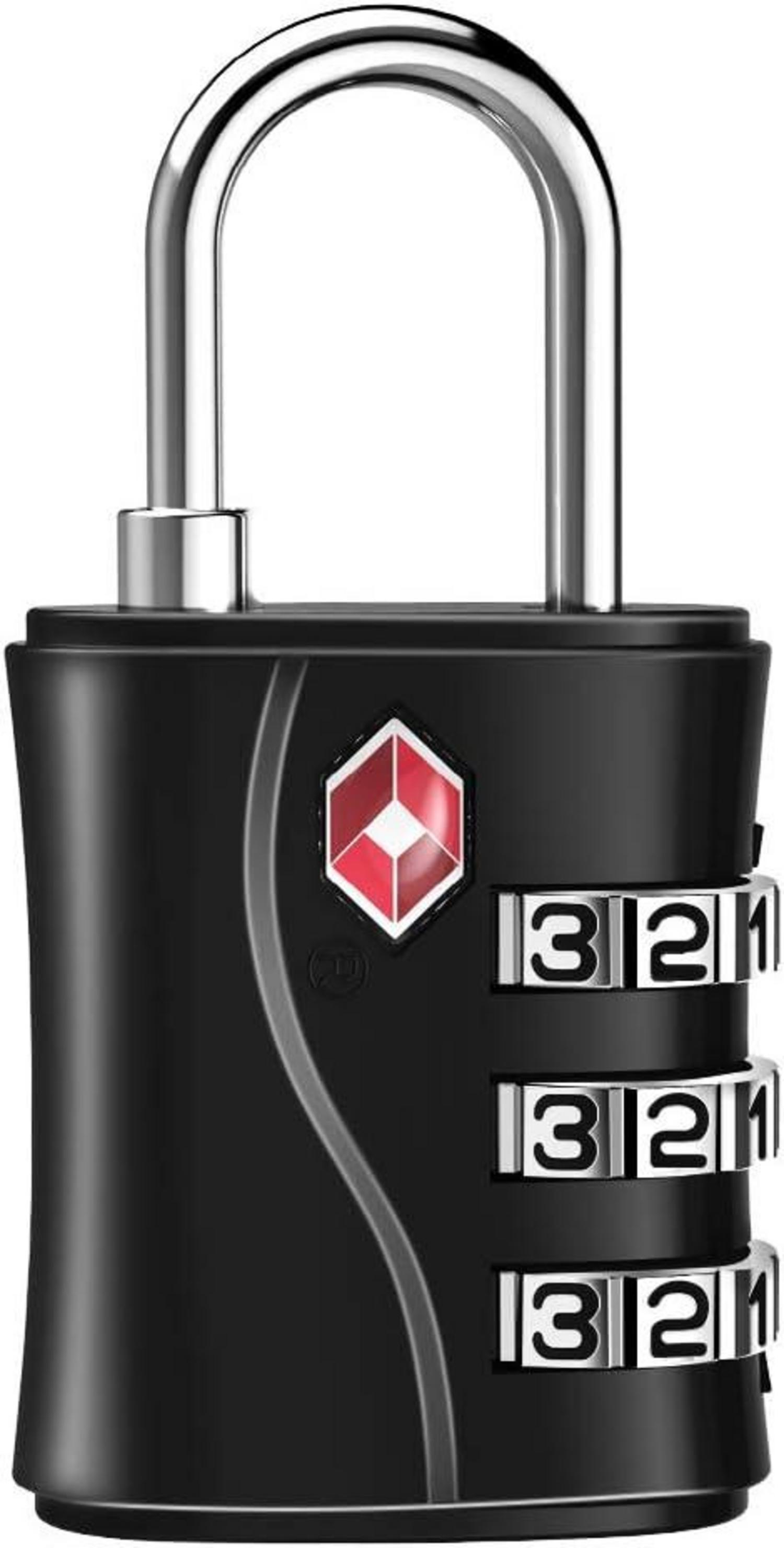 TSA Kofferschloss Zahlenschloss Vorhängeschloss für Reisekoffer