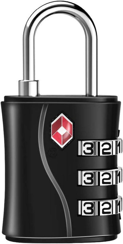 TSA Kofferschloss Zahlenschloss Vorhängeschloss für Reisekoffer