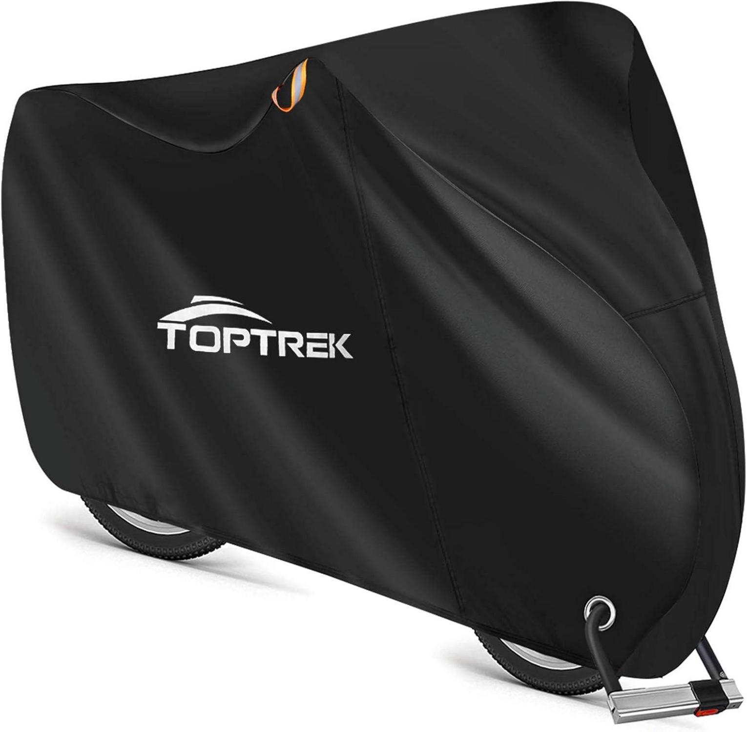 Toptrek Wasserdichte Fahrradabdeckung 210D Oxford-Gewebe 200x110x70cm