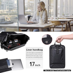 Fahrradtasche 3in1 27-30L Wasserdicht Gepäckträger Rucksack Umhängetasche+Laptopfach