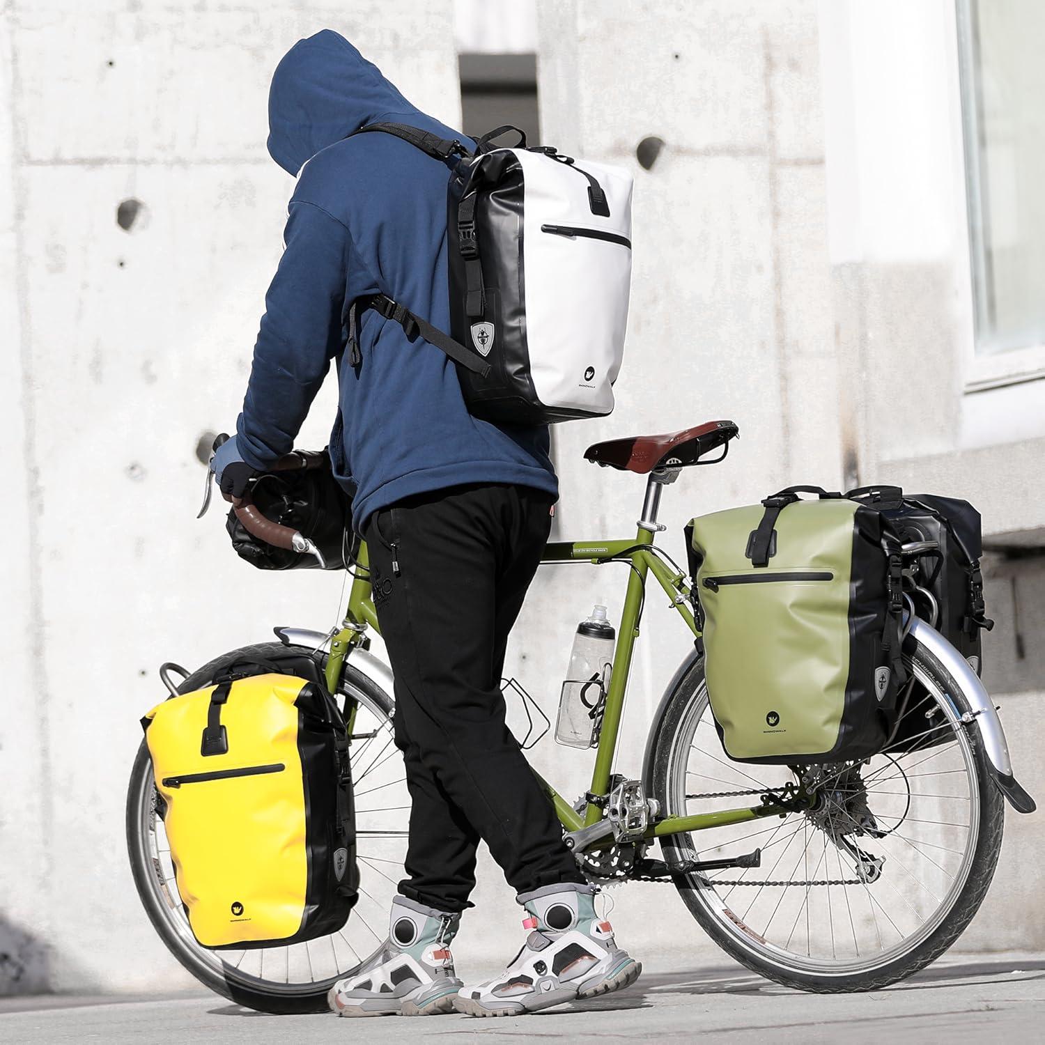 Fahrradtasche 3in1 Gepäckträger 27-30L Wasserdicht Multifunktion Rucksack