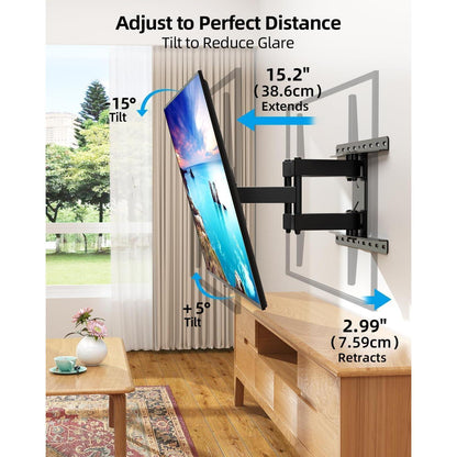 TV Wandhalterung Schwenkbar Neigbar 32-75 Zoll VESA