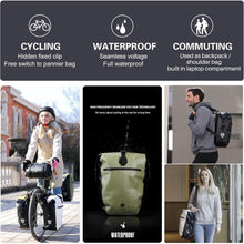 Fahrradtasche 3 in 1 Gepäckträger 27-30L Wasserdicht