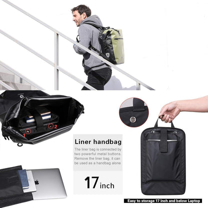 Fahrradtasche 3 in 1 Gepäckträger 27-30L Wasserdicht