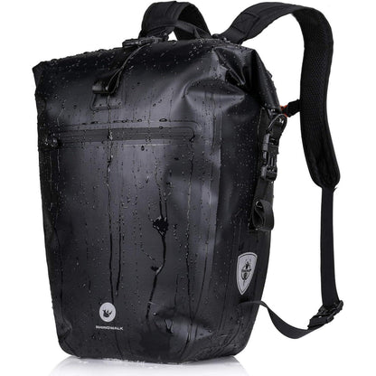 Fahrradtasche 3-in-1 Gepäckträger 27-30L Wasserdicht Schwarz