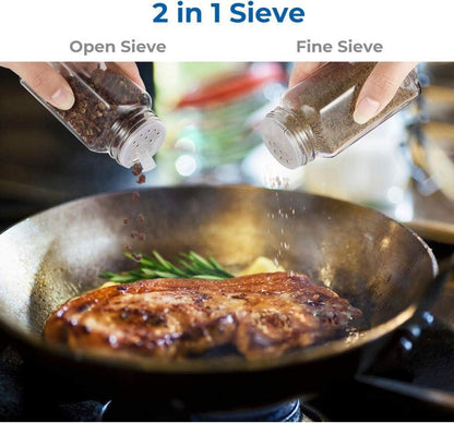 Gewürzregal Bambus 27 Gewürzgläser Labeln Edelstahl 304