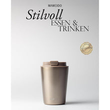 MAMEIDO Thermobecher 350ml Edelstahl doppelwandig isoliert