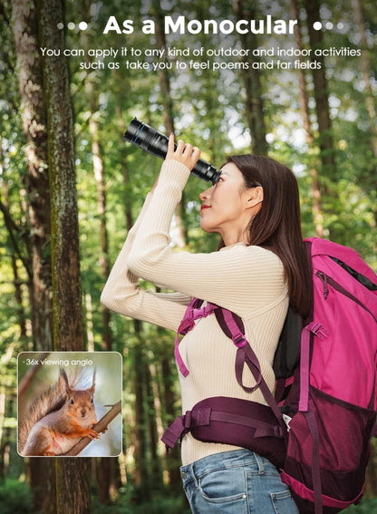 Apexel HD 36X Teleobjektiv für Smartphone mit Stativ - 4K HD