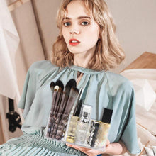 Acryl Kosmetik Organizer mit Kristall Pinselhalter für