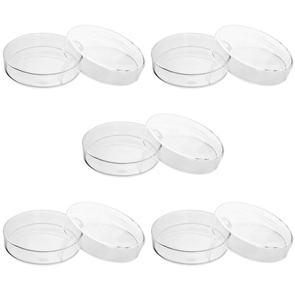 Petrischalen aus Hochborosilikatglas mit Deckel, 90mm x 20mm, 5 Stück