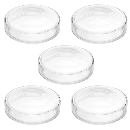 Petrischalen Glas mit Deckel Borosilikatglas Laborkultur 90mm 5 Stück