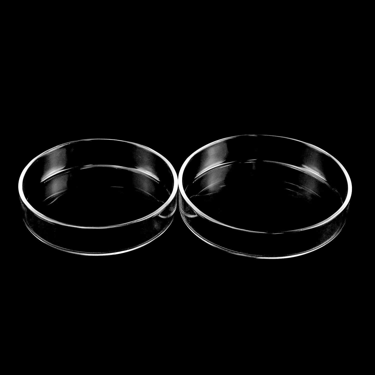 Glas Petrischalen mit Deckel Sterilisiert 90mm x 20mm, 5 Stück