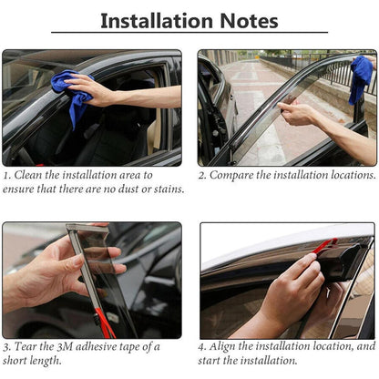 Windabweiser für Nissan Navara D40 Doppelkabine 2006-2014