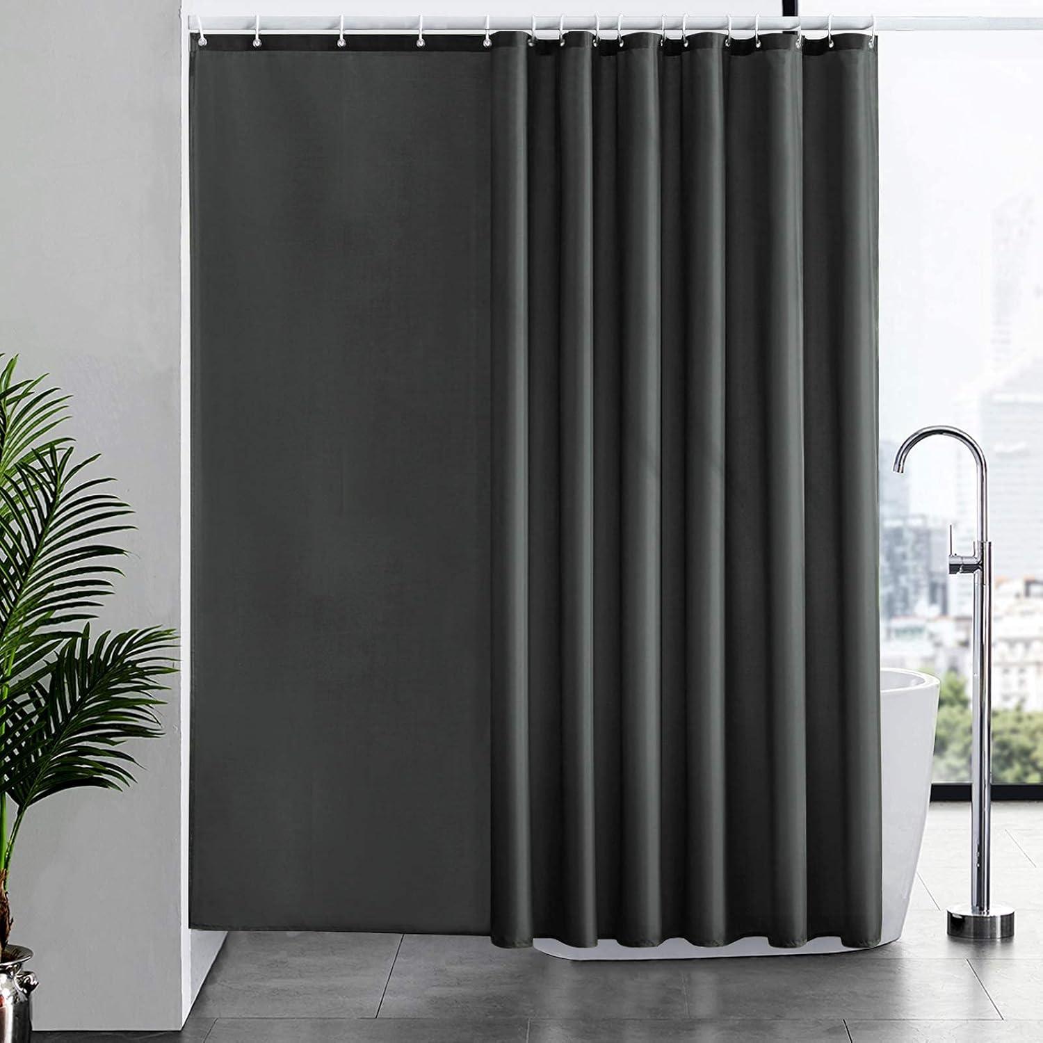 Duschvorhang Überlänge Anti-Schimmel wasserdicht 240x180cm