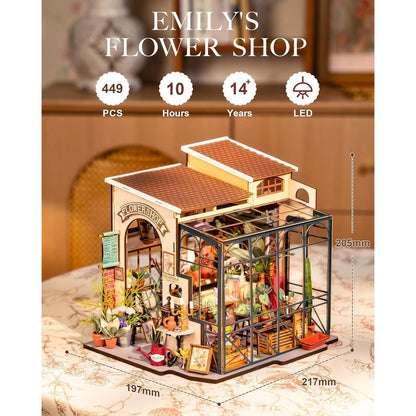 Rolife DIY Miniatur Puppenhaus Kit HolzHaus Modell 14+ Jahre