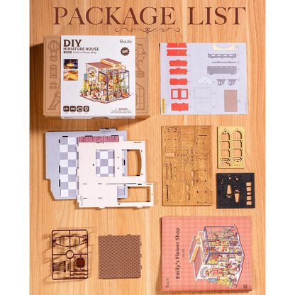 Rolife DIY Miniatur Puppenhaus Kit HolzHaus Modell 14+ Jahre