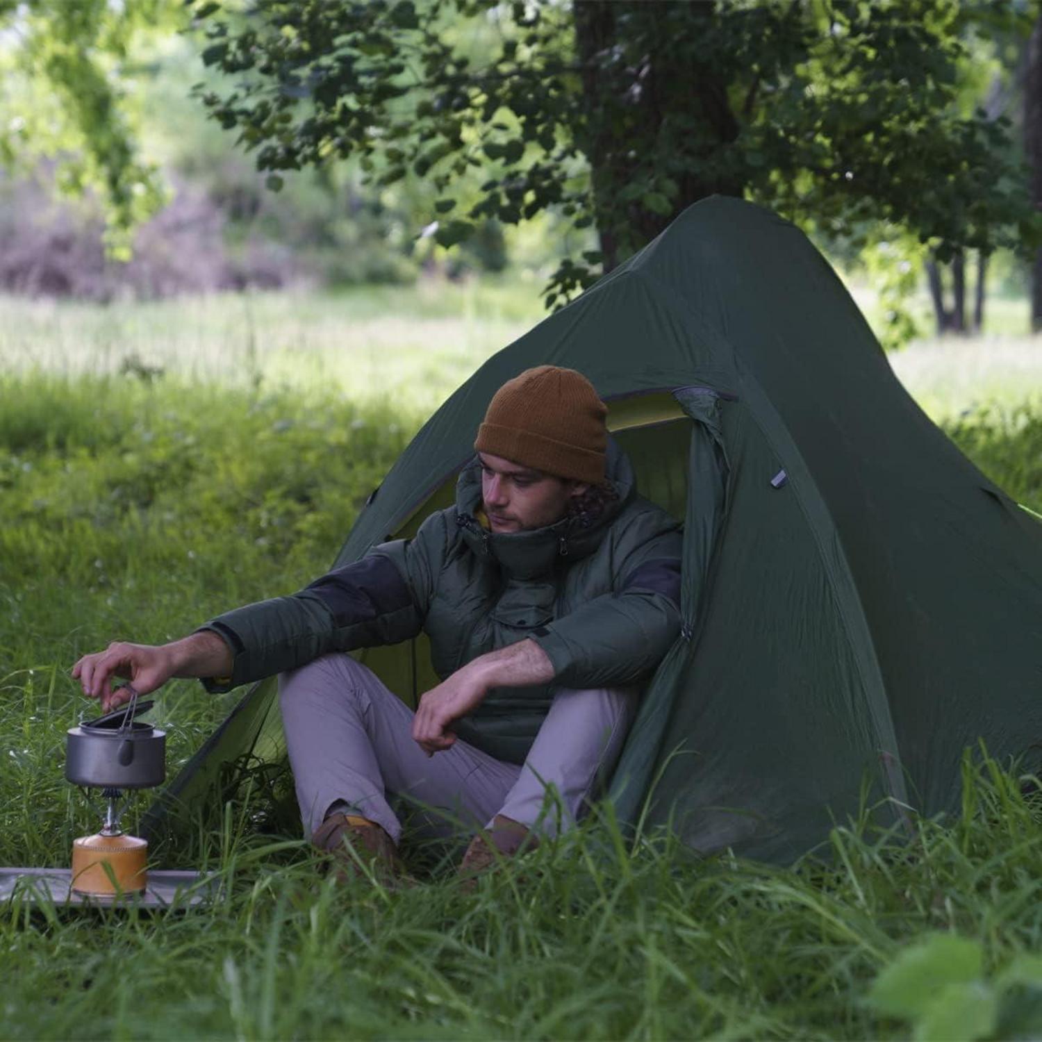 Leichtes 1-Personen Rucksack Zelt für Camping & Wandern