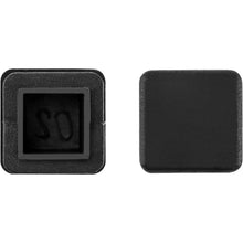 Quadratstopfen 20x20 mm Schwarz Möbelgleiter 20 Stück