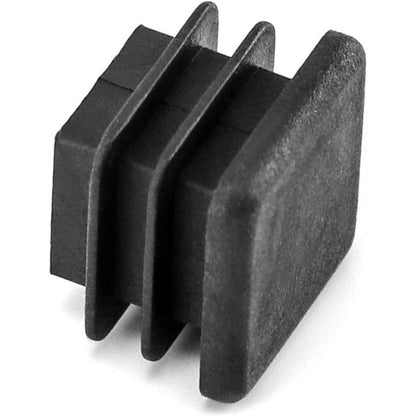 Quadratstopfen 20x20 mm Schwarz Möbelgleiter 20 Stück