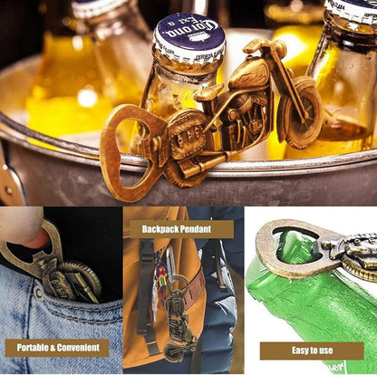 Vintage Motorrad Bier Flaschenöffner Geschenk Männer Papa Opa Party Bar Giveaway
