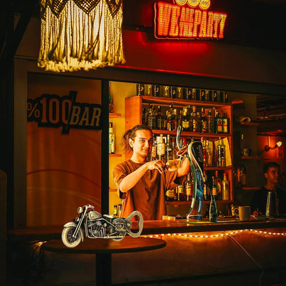 Vintage Motorrad Bier Flaschenöffner Geschenk Männer Papa Opa Party Bar Giveaway