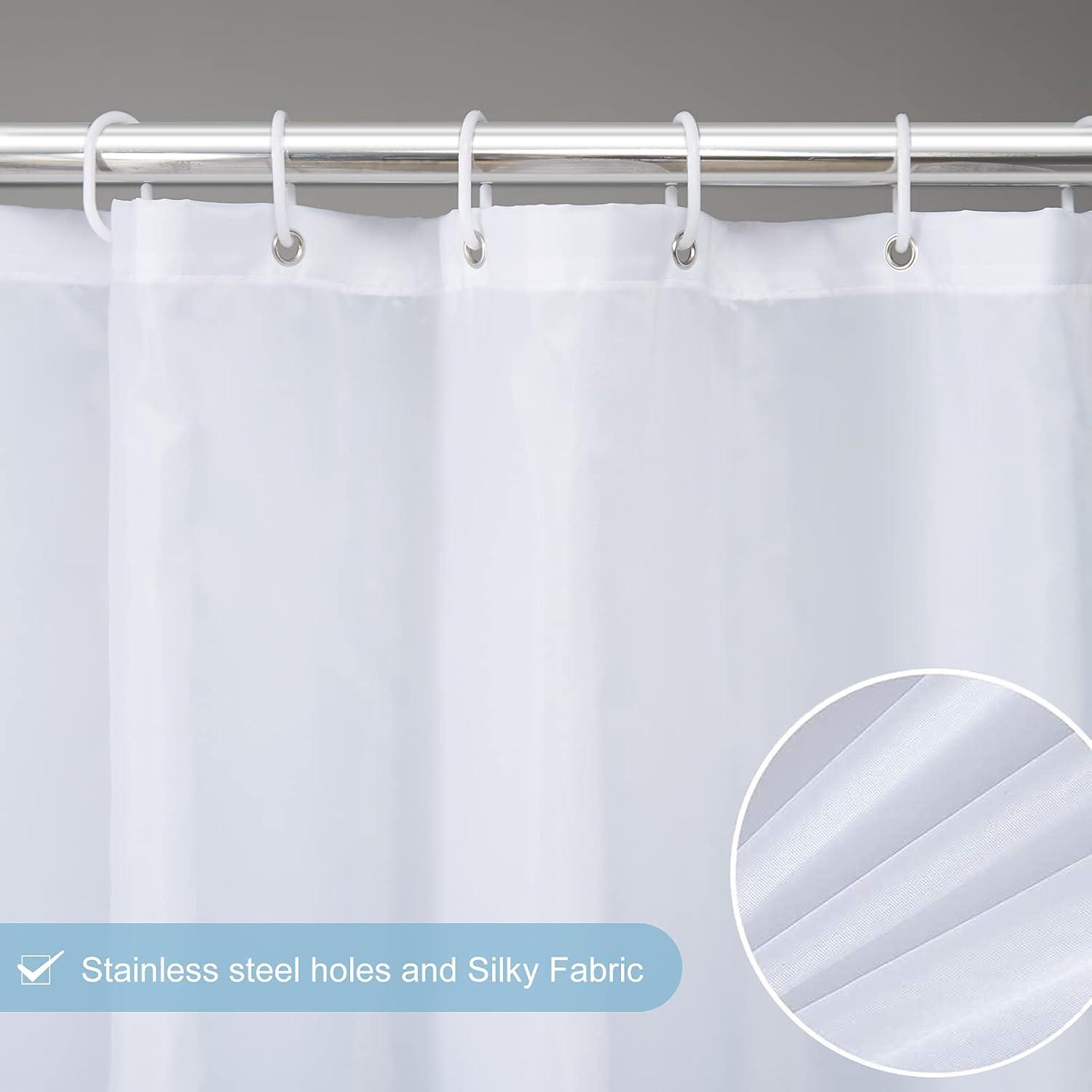 Duschvorhang Textil Anti-Schimmel Wasserdicht Waschbar Polyester