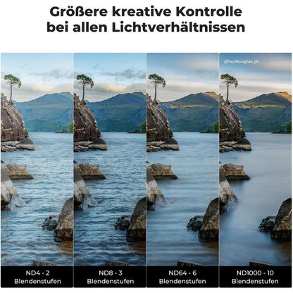 67mm ND Filter Set ND4-ND1000 Neutral Graufilter Kit