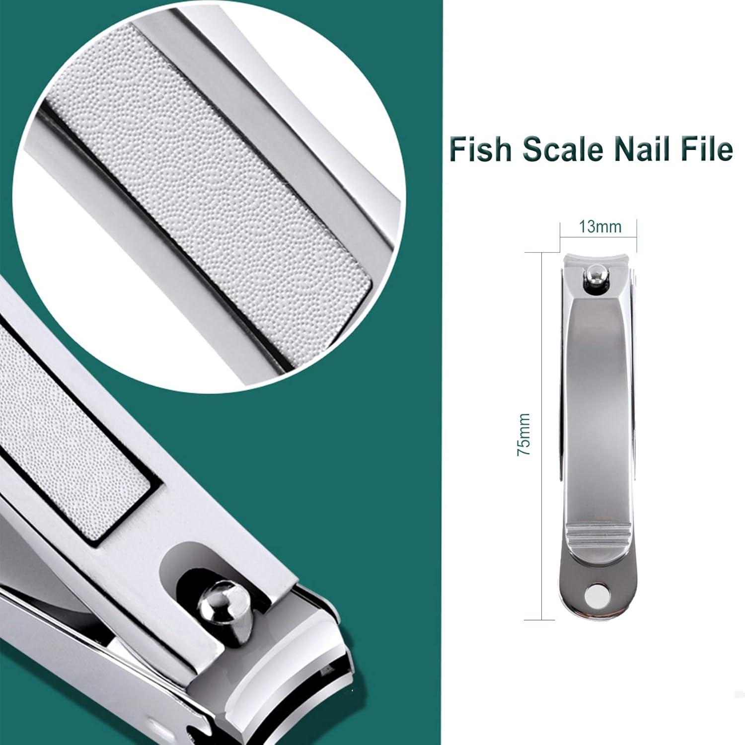 Nagelknipser Edelstahl Hochwertiges Gebogenes Klingendesign