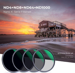77mm ND Filter Set ND4+ND8+ND64+ND1000 für Kreative Fotos