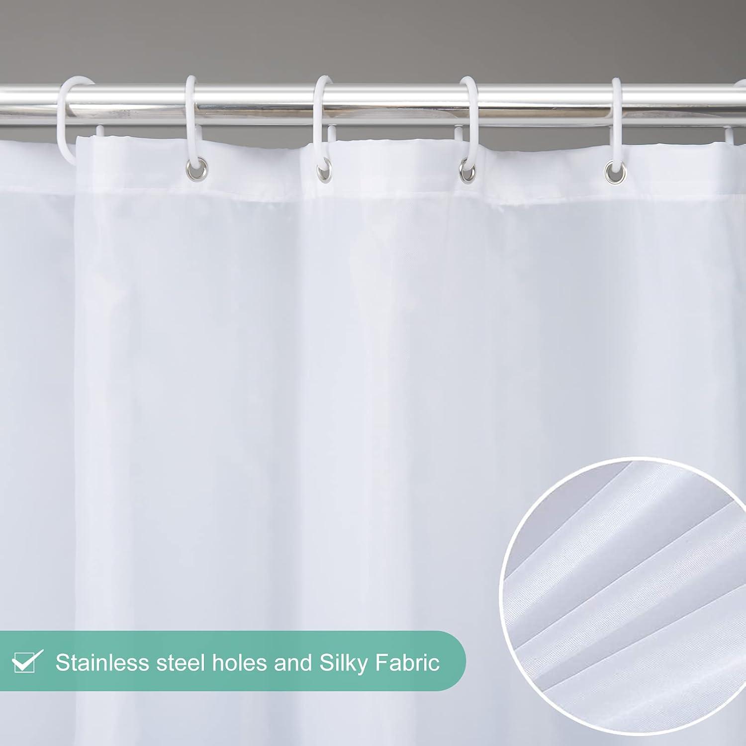 Duschvorhang Textil Anti-Schimmel Wasserdicht Waschbar