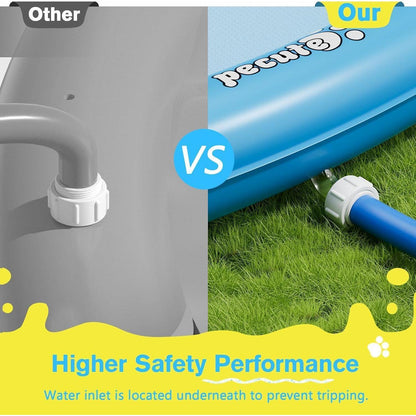 Wasserspielzeug Hund Sprinkler Wasser-Spielmatte Splash