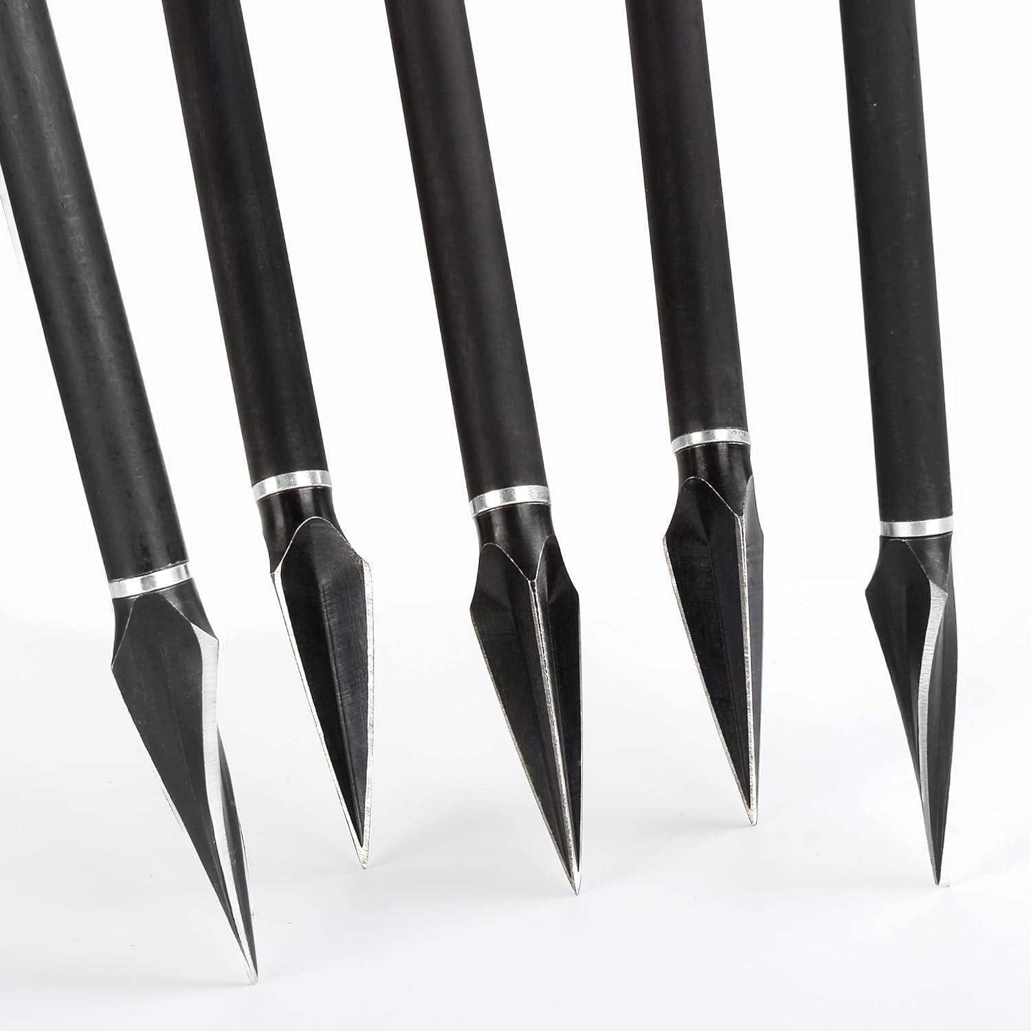 125 Grain Traditional Archery Arrowheads Broadheads Hunting Points