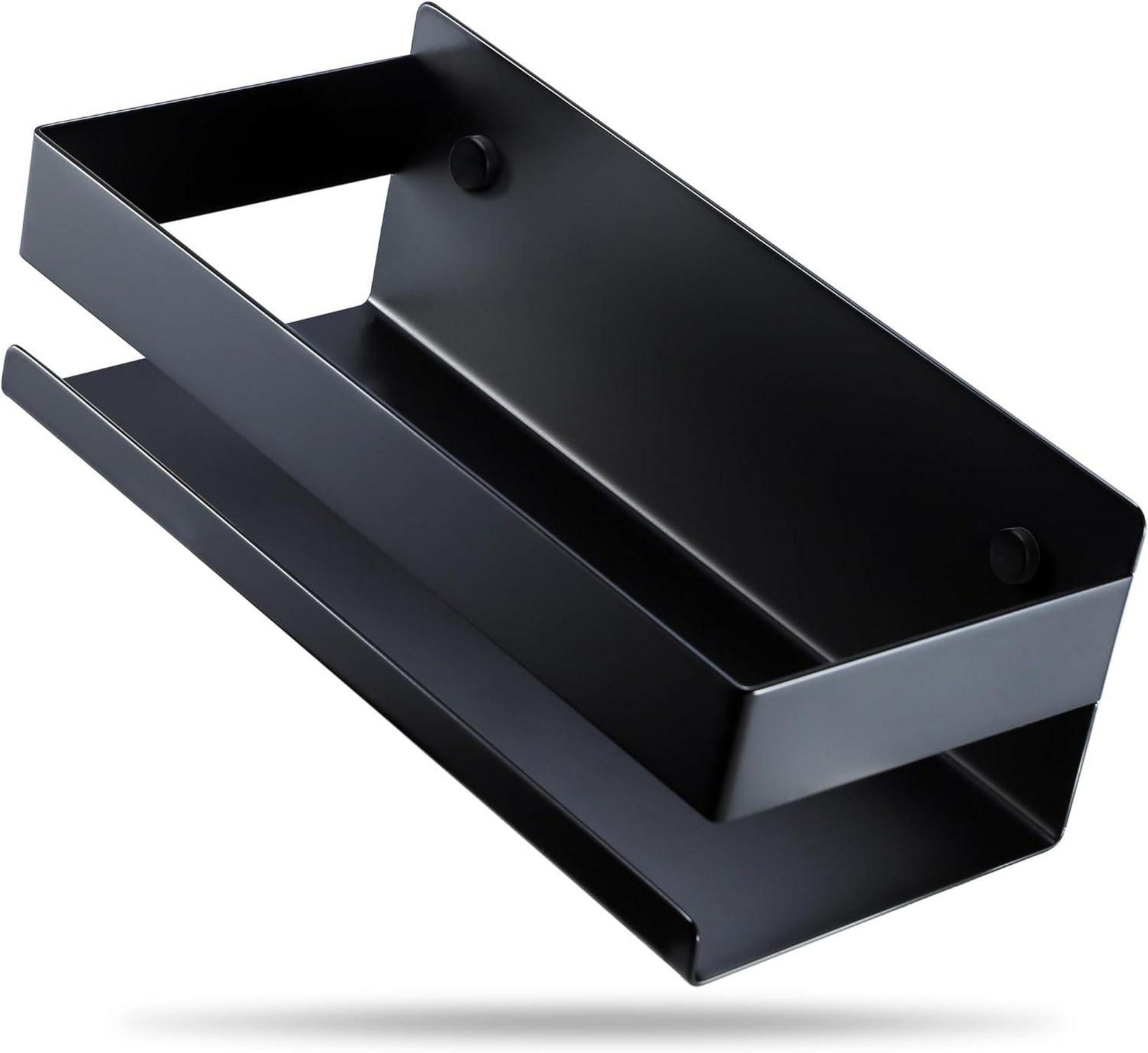 Duschablage Schwarz Edelstahl Ohne Bohren 304 SUS 23x10x8 cm